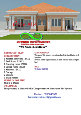 A Four bedroom house
